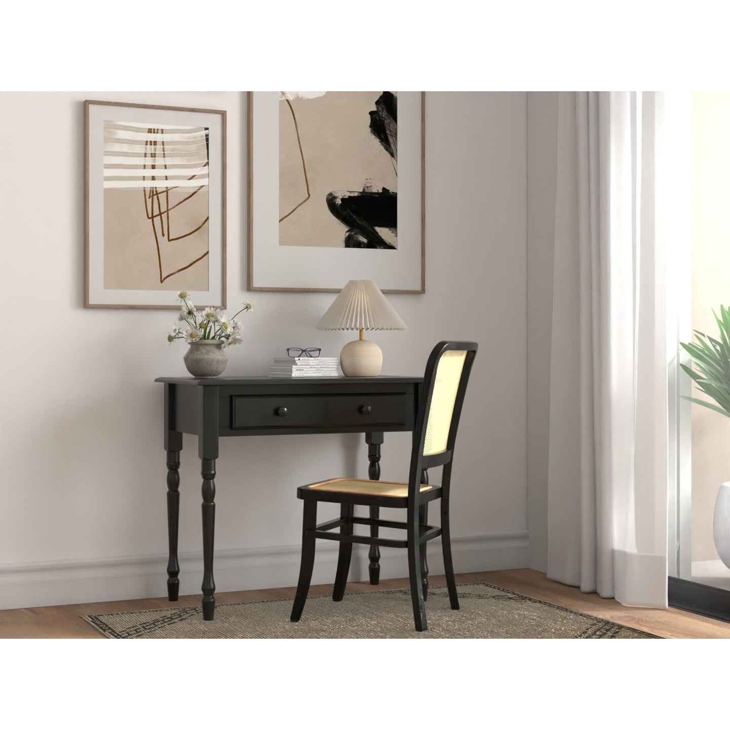 Vera Antique 1 Drawer Desk