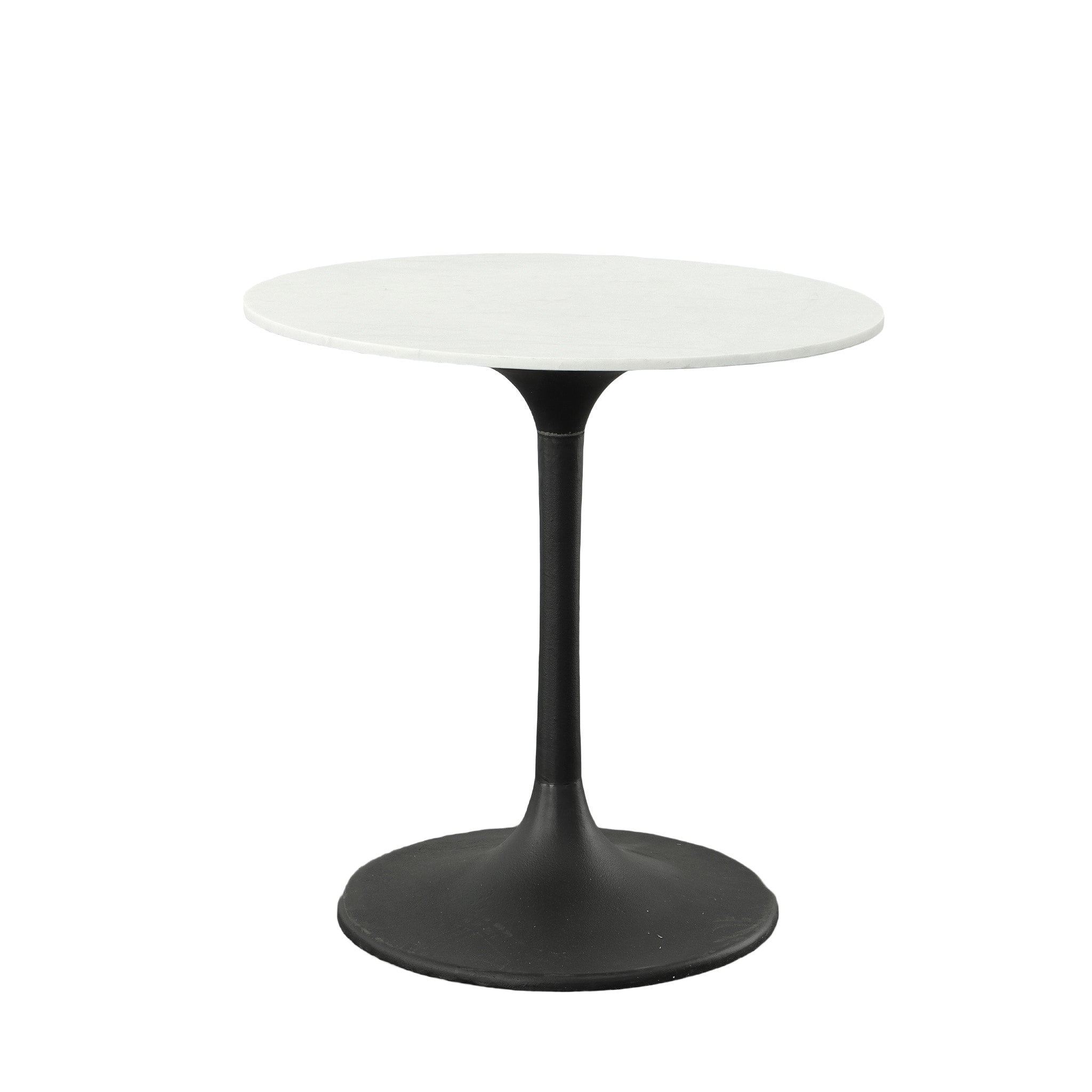 Givseppe 30 Inch Round Marble Top Dining Table