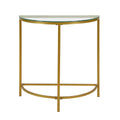 Palin Gold Half Round Console