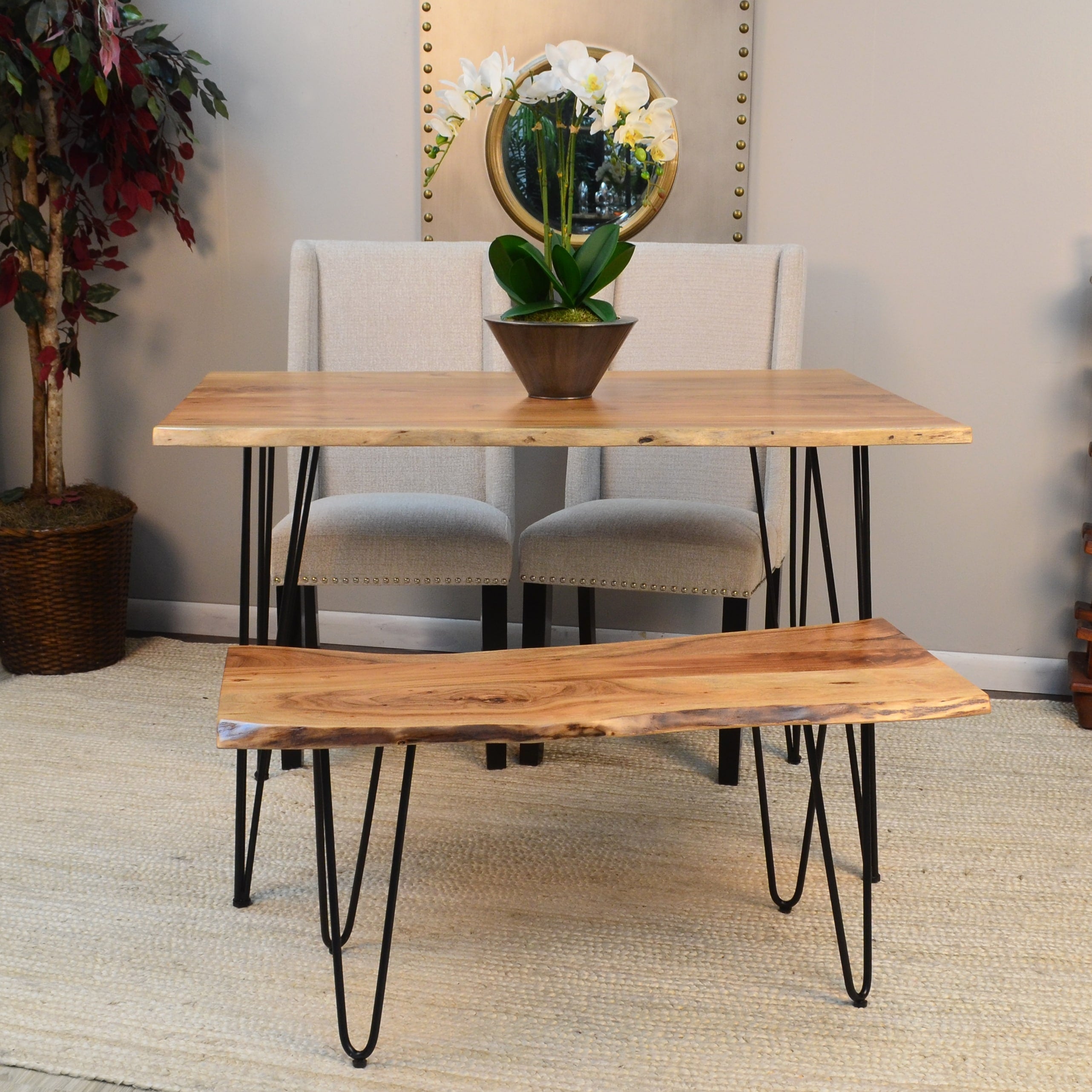 Mila Live Edge Dining Table