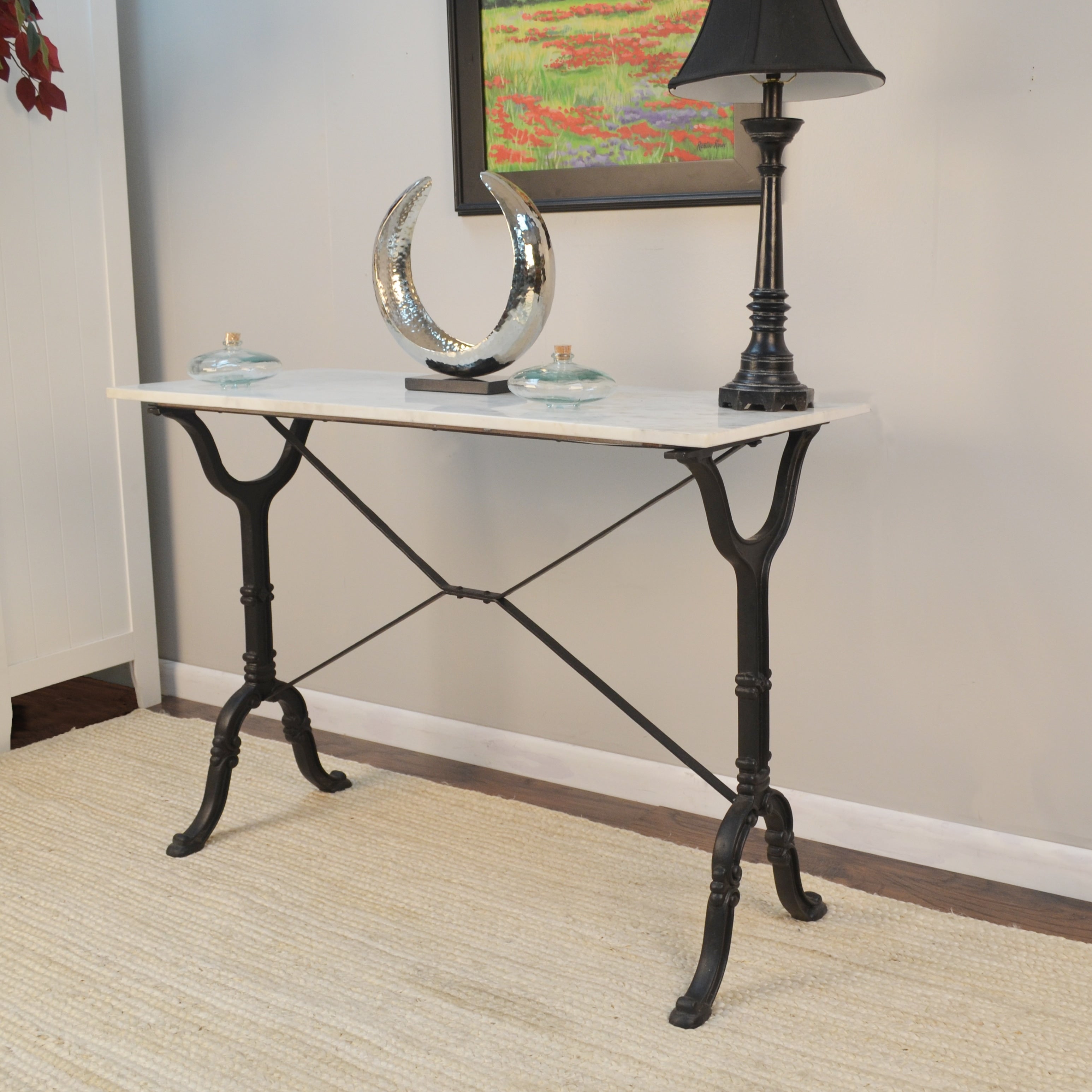 Adah Marble Top Console Table