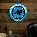 Carolina Panthers Led Metal Lit Wall Sign Decor