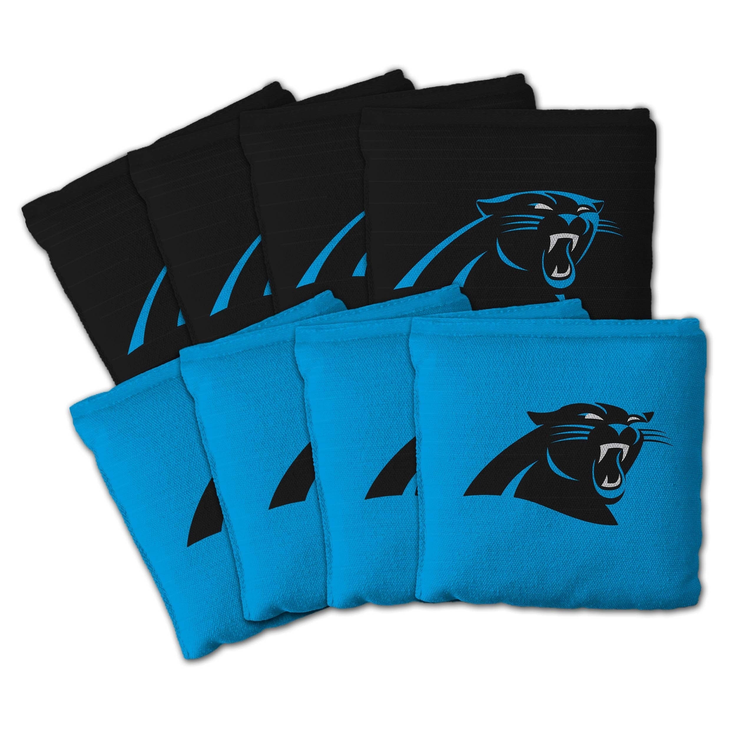 Carolina Panthers Nfl Dual Sided Pro Stop Slide Cornhole Bags