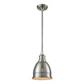 Carolton 8 Inch Wide 1 Light Mini Pendant In Brushed Nickel 8In W X 8In D X 12In H