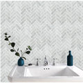Carrara Marble Mosaic Decorative Backsplash Tile 12 X 12 X 0.38 Pc