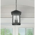 Carriage Style Outdoor Black Pendant