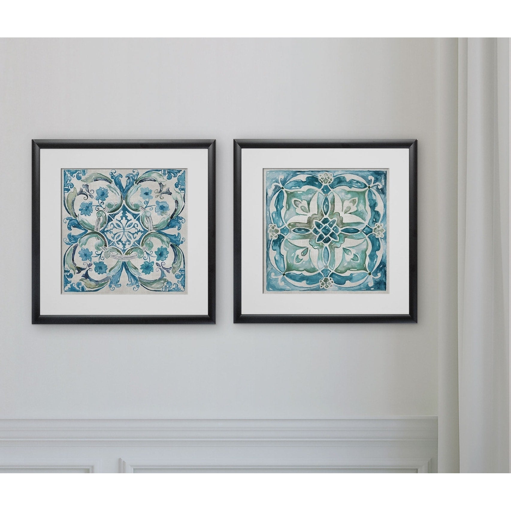 Carribean Tile 2 Piece Set