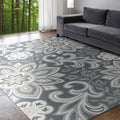 Alise Rugs Carrington Transitional Floral Area Rug