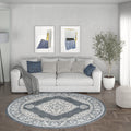 Alise Rugs Carrington Traditional Medallion Area Rug