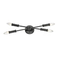 Carrington Small Matte Black Bulb Vanity Or Sconce Mirror Light