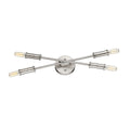 Carrington Small Satin Nickel Bulb Vanity Or Sconce Mirror Light
