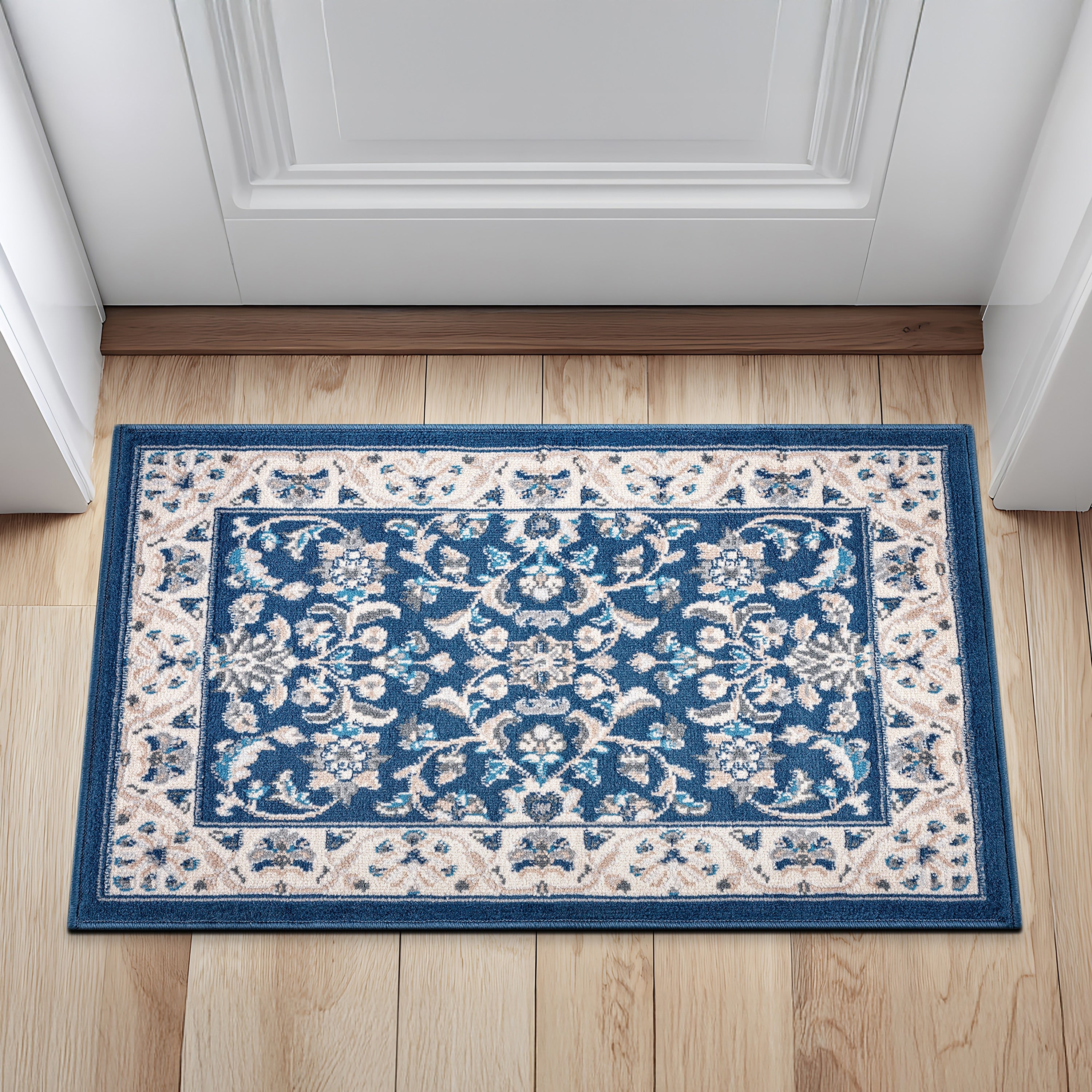 Alise Rugs Carrington Traditional Floral Area Rug