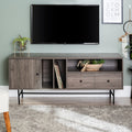 Carson Carrington 60 Tv Console With Vinyl Record Storage 60 X 16 X 25H