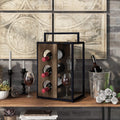 Corrente Rustic Reclaimed Oak Wine Rack By Foa