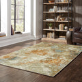 Carson Carrington Albertslund Marble Gold Beige Area Rug 53 X 73