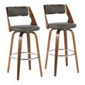 Carson Carrington Alingsas Mid Century Modern Bar Stool Set Of 2