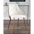 Carson Carrington Arvika Mid Century Modern Walnut Wood Dining Chair