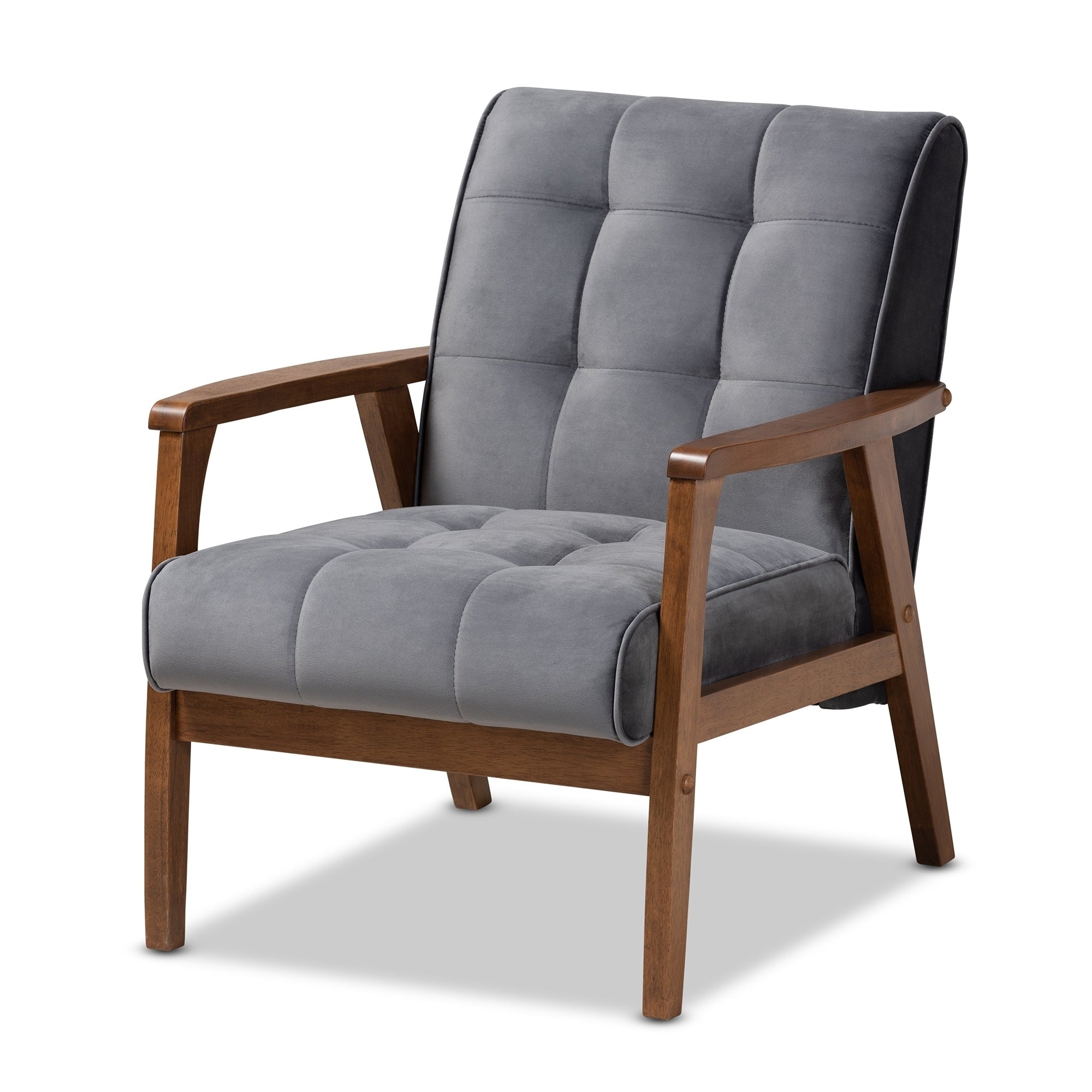 Carson Carrington Bada Mid Century Modern Upholstered 3 Piece Living Room Set