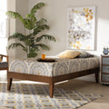 Carson Carrington Bakarekulla Mid Century Modern Platform Bed Frame