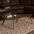 Carson Carrington Battrask Walnut Finished Coffee Table