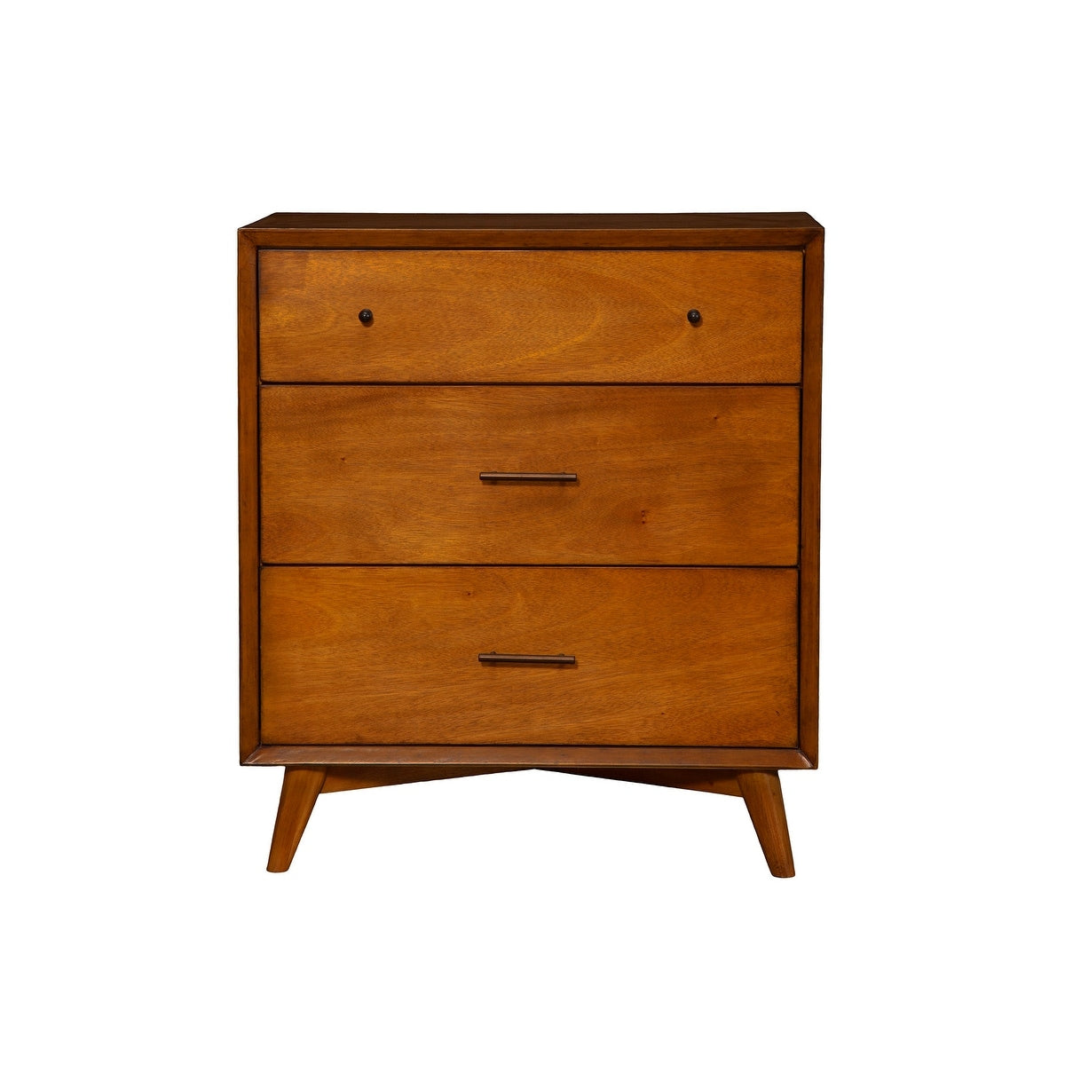 Carson Carrington Bjaeverskov Mid Century Wood 3 Drawer Small Chest
