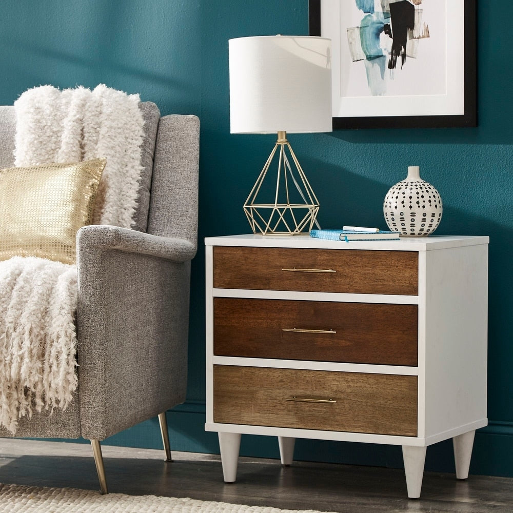 Carson Carrington Christian 3 Drawer Nightstand