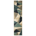 Carson Carrington Drosbacken Geometric Grey Blue Area Rug