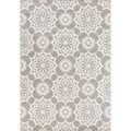 Carson Carrington Gotland Grey Ivory Flora Area Rug 710 X 1010