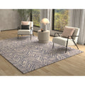 Carson Carrington Gotland Modern Blue Area Rug