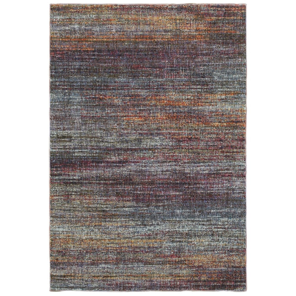 Textural Stripes Multi Multi Area Rug 10 X 132 10 X 132