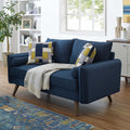Carson Carrington Hedeby Upholstered Fabric Loveseat