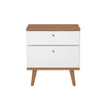 Carson Carrington Hitra Mid Century 2 Drawer Nightstand