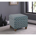 Carson Carrington Hnifsdalur Square Storage Ottoman Wood Legs