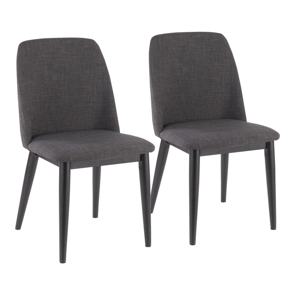 Carson Carrington Hundested Mid Century Modern Wood Dining Chairs