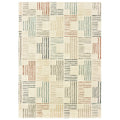 Striped Geometric Ivory Multi Area Rug 710 X 10
