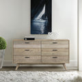 Carson Carrington Junsternas Mid Century 6 Drawer Dresser