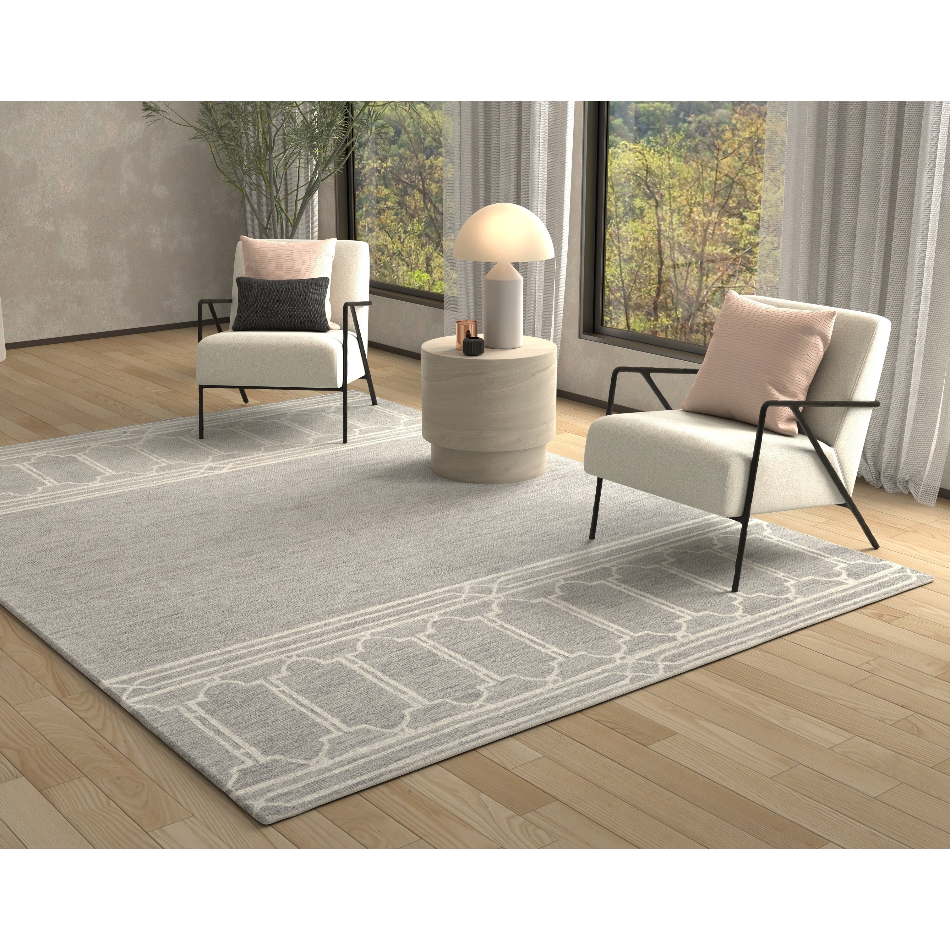 Gramercy Grey Cassa Area Rug 9 X 12