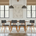 Carson Carrington Ladeplads Mid Century Walnut Chair