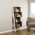 Carson Carrington Lena 5 Shelf Two Tone Bookshelf Display Stand