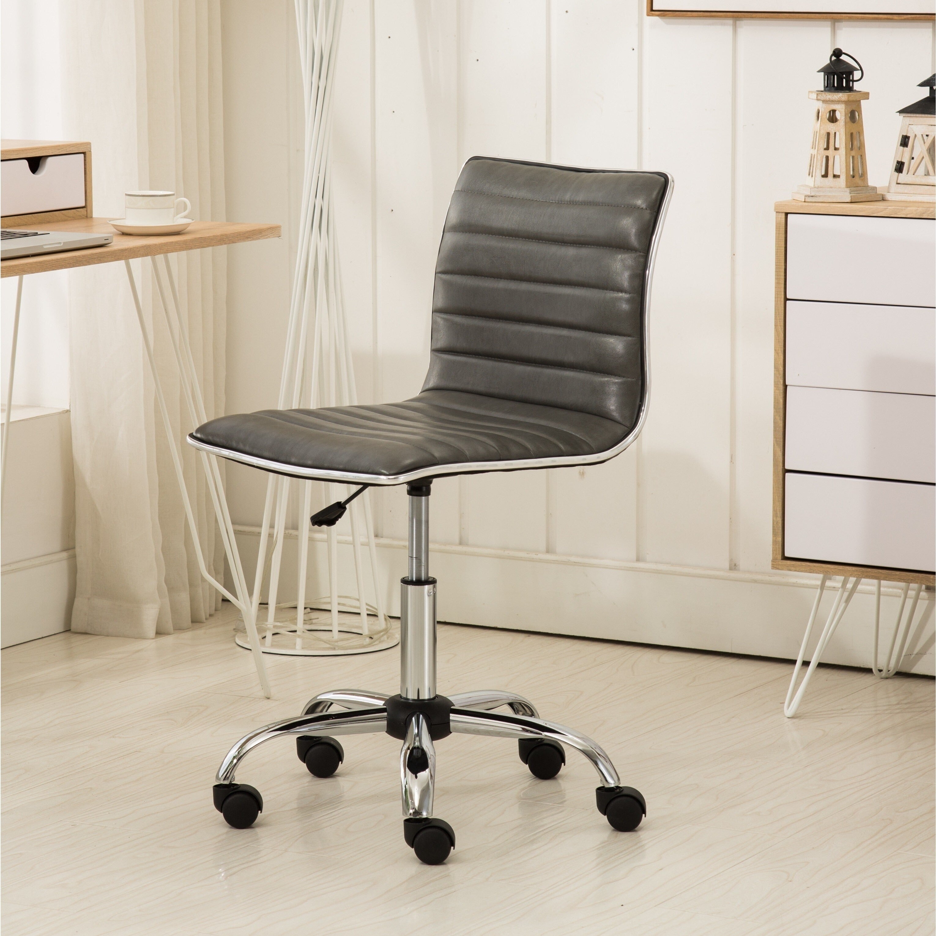 Carson Carrington Lund Chrome Contemporary Office Chair