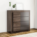 Carson Carrington Porsgrunn Dark Oak Finish 4 Drawer Chest
