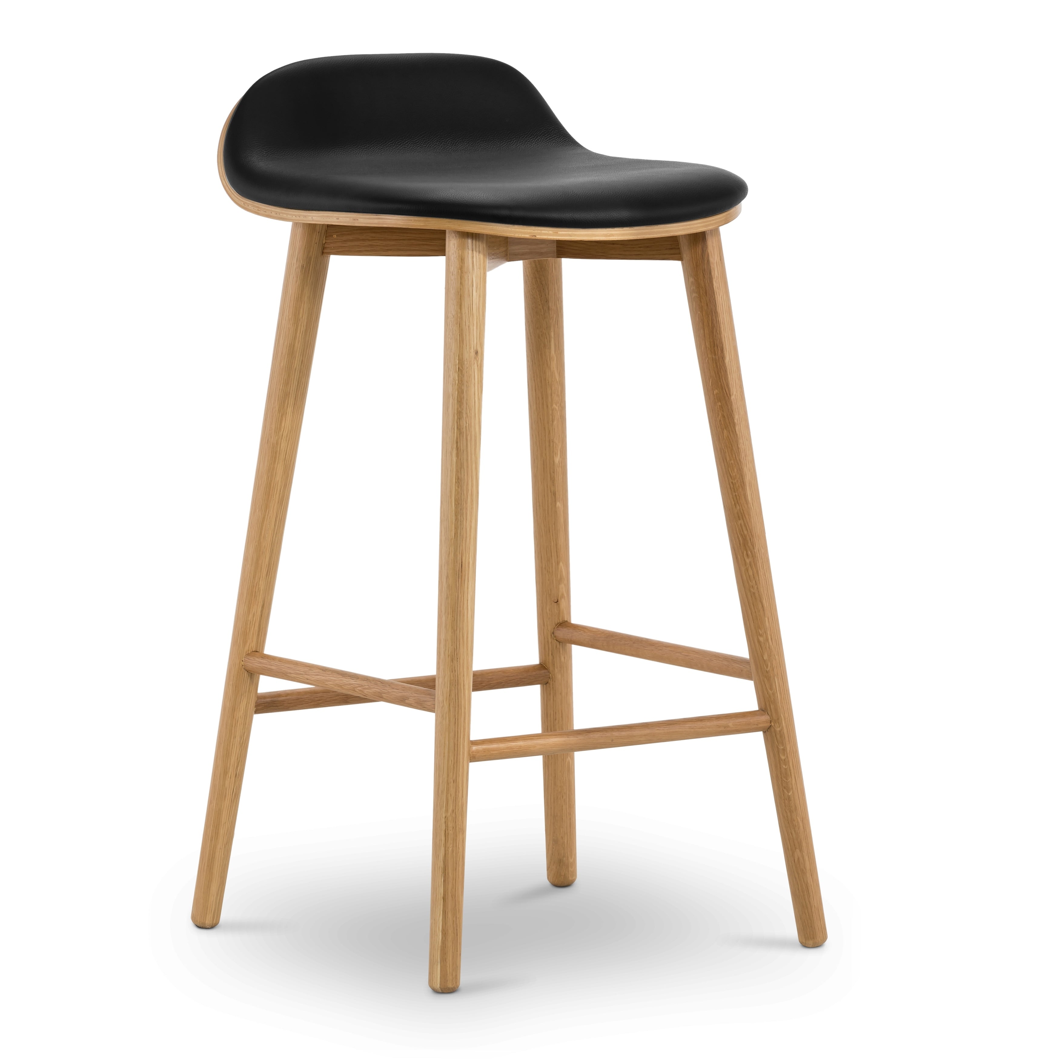 Carson Carrington Notello Leather Counter Stool