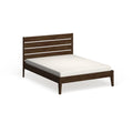 Carson Carrington Ostermalm Mid Century Brown Wood Platform Bed