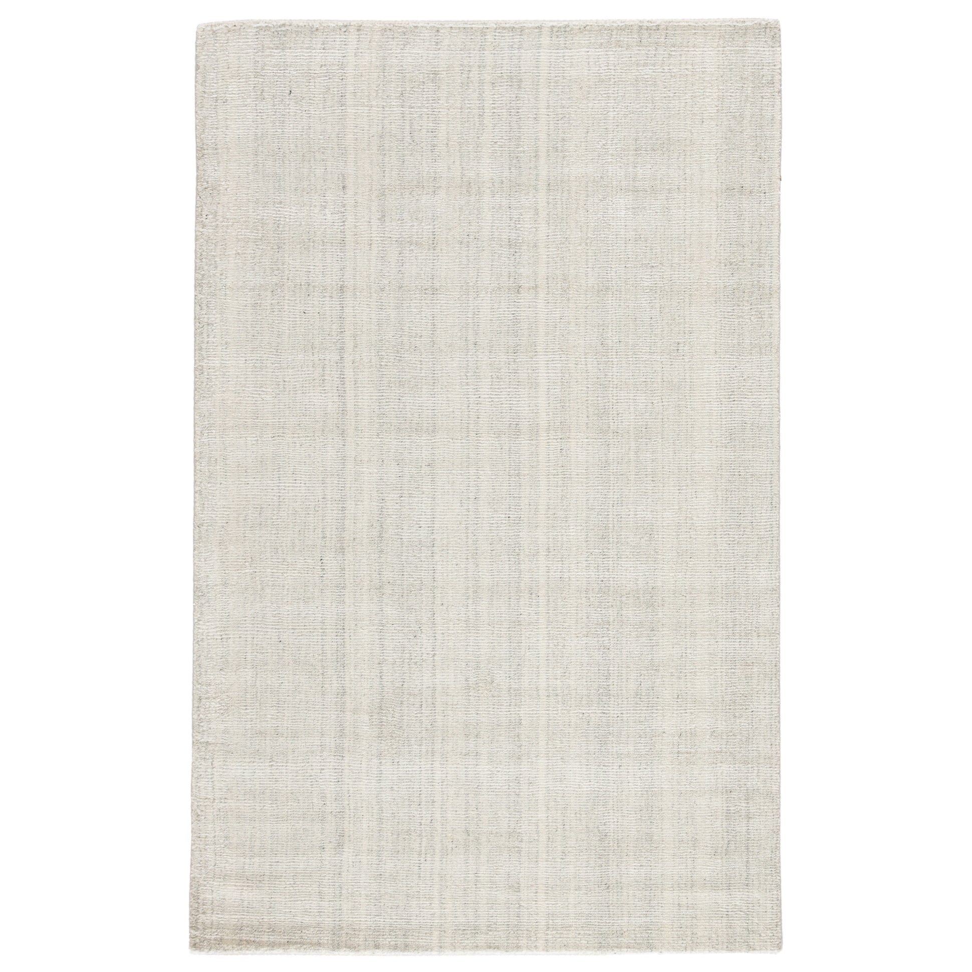 Minke Handmade Solid White Beige Area Rug 9 X 13 9X13