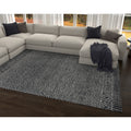 Carson Carrington Hand Tufted Geometric Diamond Rug