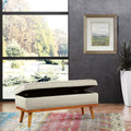Carson Carrington Sastamala Mid Century Storage Bench