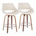 Carson Carrington Vallasen Upholstered Counter Stool Set Of 2