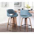 Carson Carrington Svellingen Counter Stool With Square Black Footrest Set Of 2