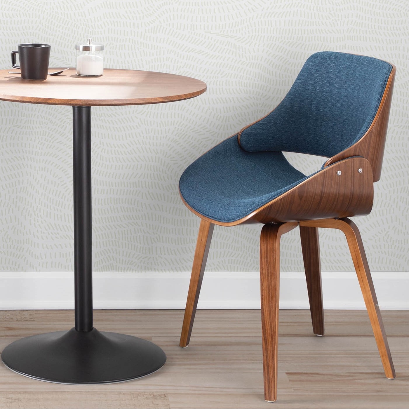 Carson Carrington Fasgersta Mid Century Modern Upholstered Dining Accent Chair