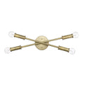Carson Carrington Taringstorp Small Antique Brass Bulb Vanity Or Sconce Mirror Light